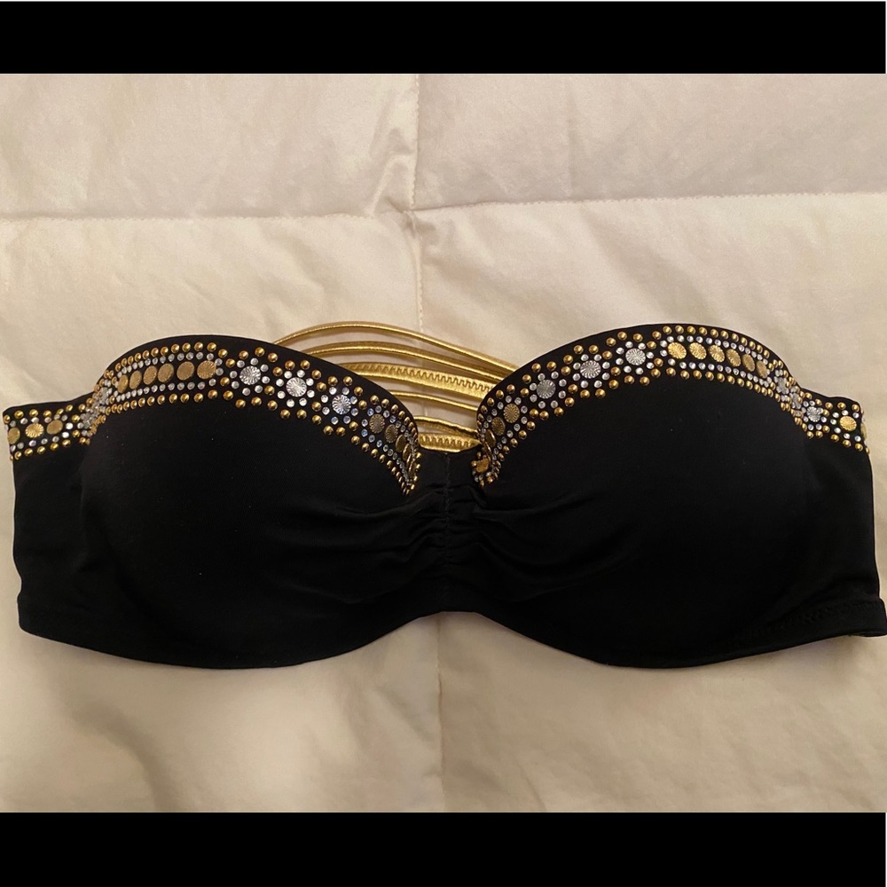 VS Strapless Sequence Bikini Top